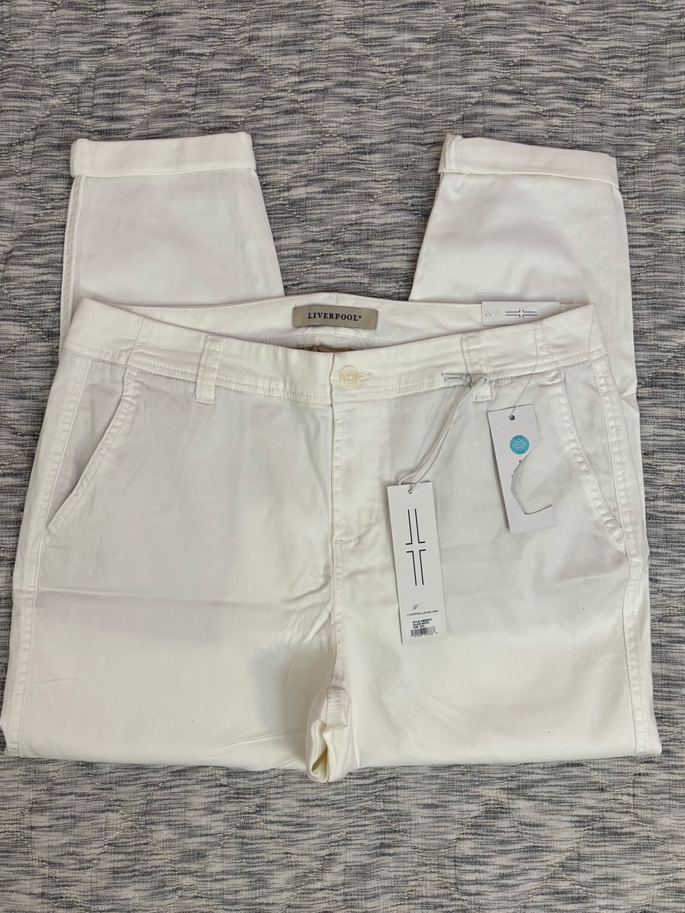 Liverpool Mid Rise Cropped Pants Sz 12/31 NWT | Liverpool Summer Pants -